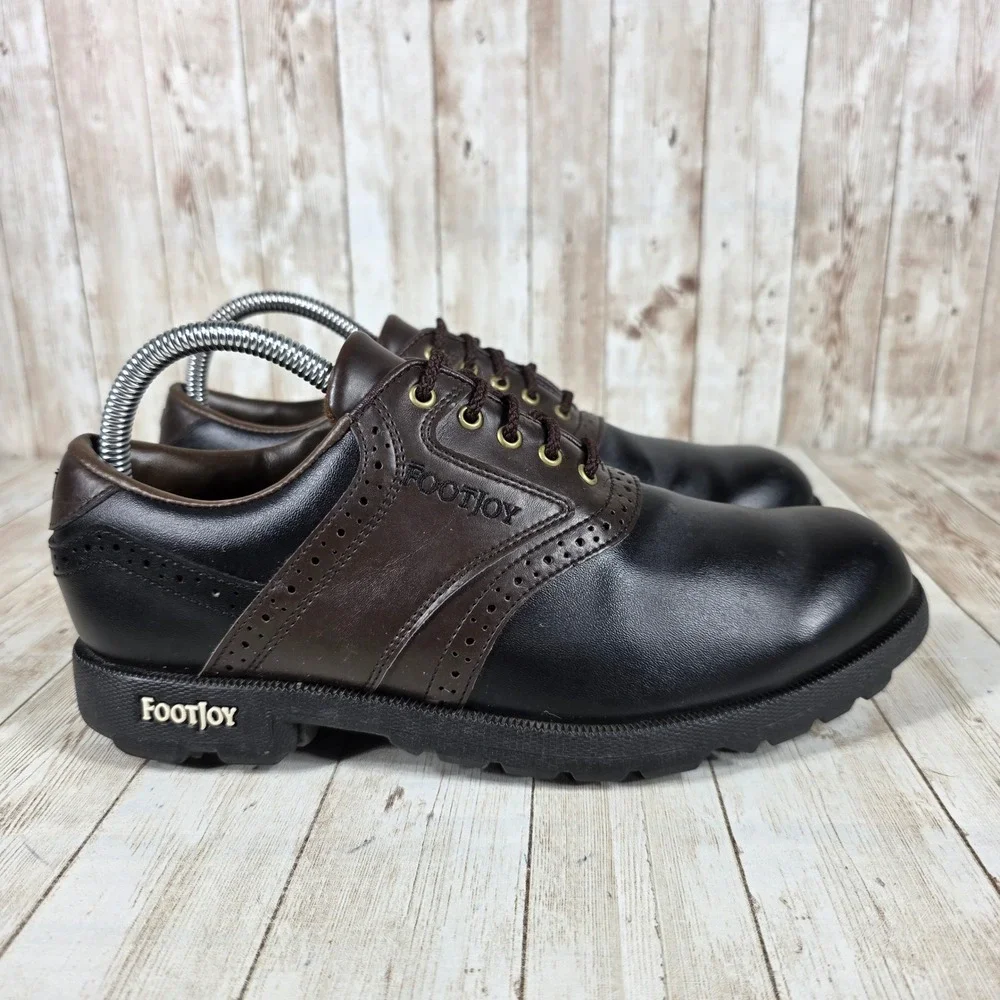 FootJoy Golf Shoes‎ Leather Saddle Oxford Spikeless Comfort 7.5M